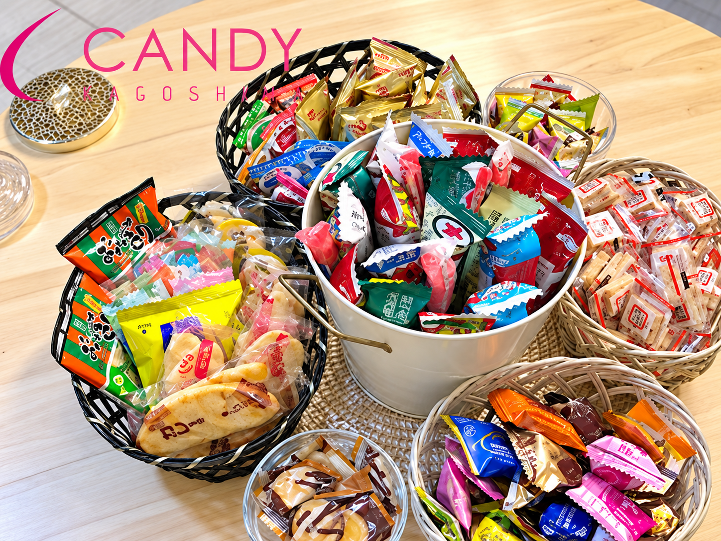 待機中につまめるCandyのお菓子コーナー
